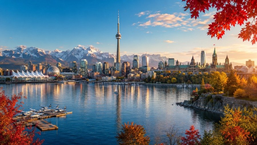 City skyline, Canada
