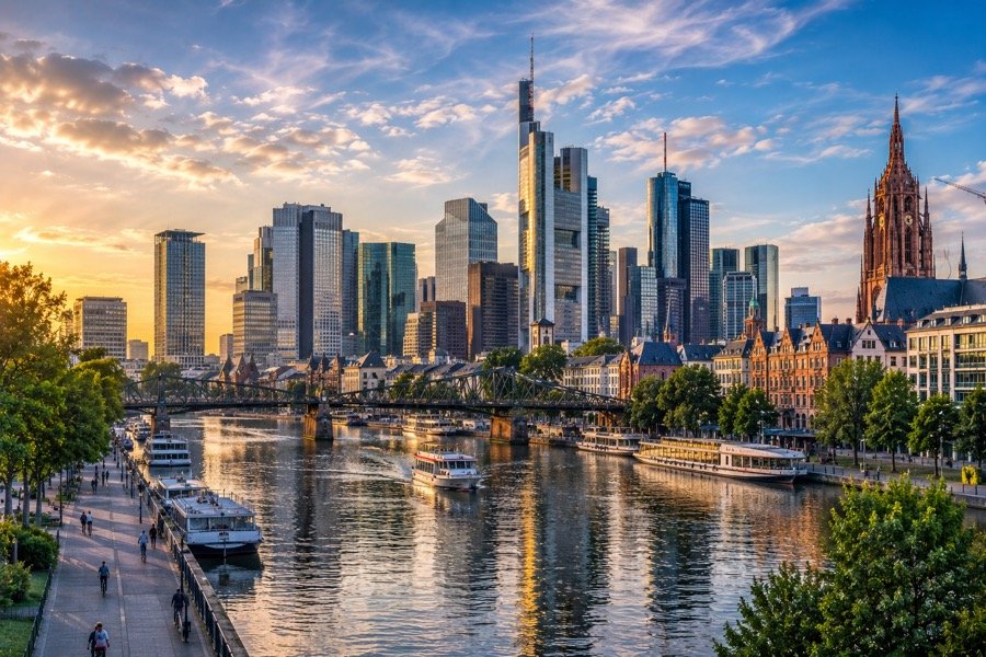 European city skyline
