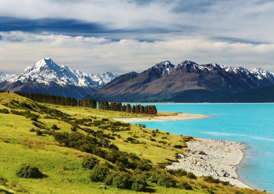 Scenic landscape, New Zealand